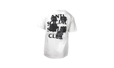 Anti-Social Club Bat Emoji White T-Shirt-Running on the Beach