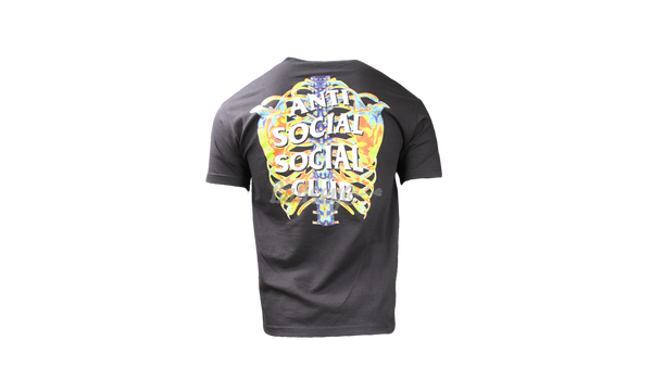 Anti-Social Club Blow to The Chest Black T-Shirt-DUE TO COVID I WILL BE COMPLETELY DISINFECTING THE SHOE PRIOR TO SHIPMENT