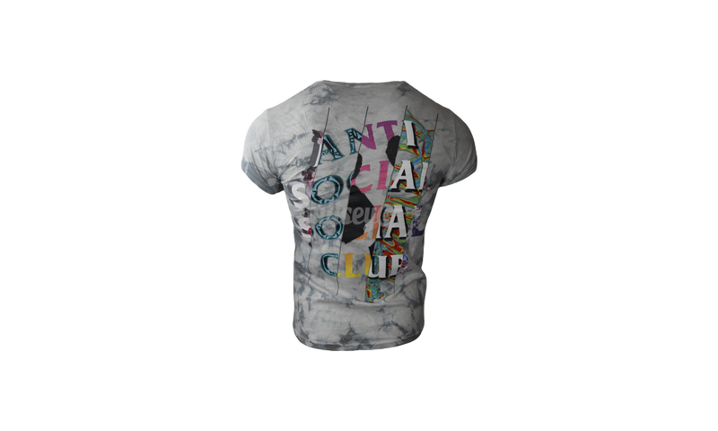 Anti-Social Club "Dissociative" Grey Tie Dye T-Shirt-Space Man 3 Nappa Sneaker