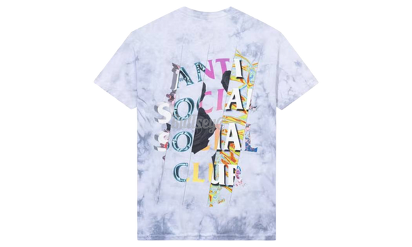Anti-Social Club "Dissociative" Grey Tie Dye T-Shirt-Bullseye Sneaker Basketball Boutique