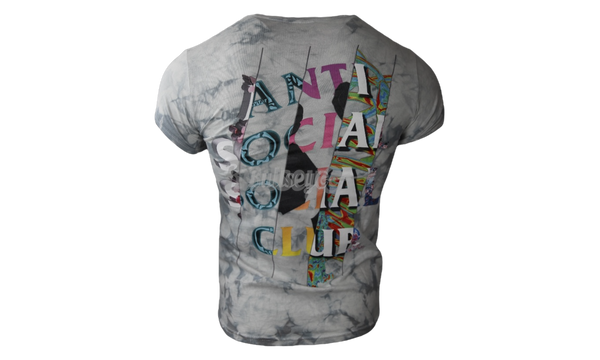 Anti-Social Club "Dissociative" Grey Tie Dye T-Shirt-Bullseye Fogpocket Sneaker Boutique