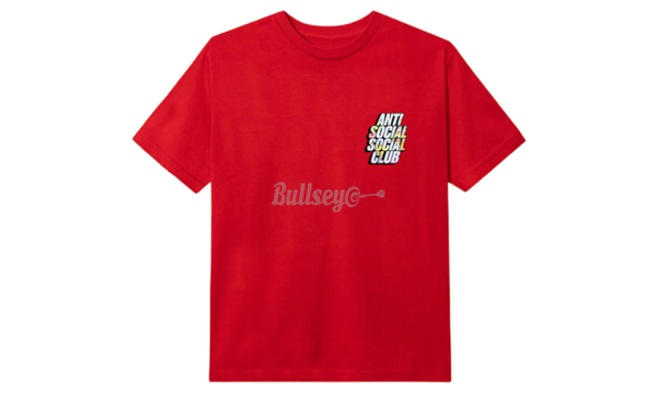 Anti-Social Club "Drop A Pin" Red T-Shirt-Scarpa da running su strada 4 Uomo Nero