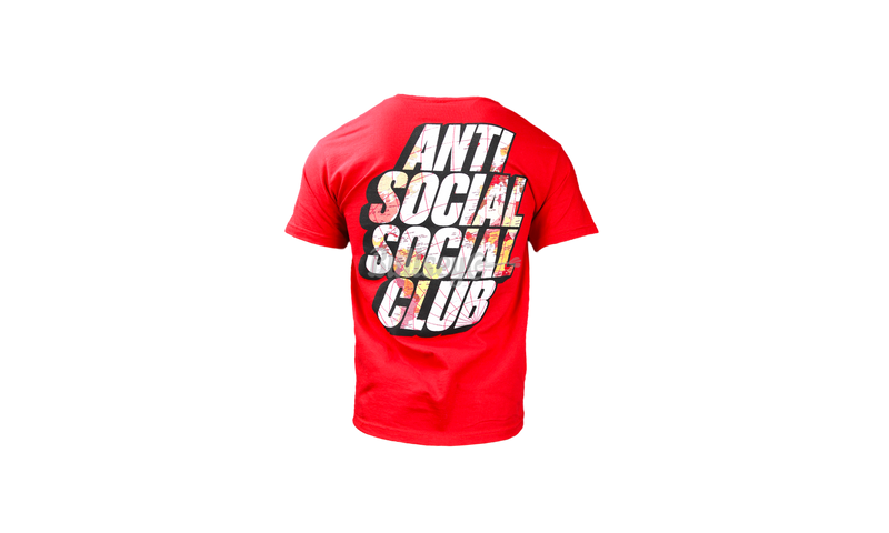 Anti-Social Club "Drop A Pin" Red T-Shirt-Bullseye 3zer0 Sneaker Boutique