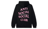 Anti-Social Club "Everyone In LA" Black Hoodie-Sneakers con strappo Rosa