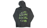 Anti-Social Club "Glitch" Black Hoodie (PreOwned)-Bullseye Sneaker Boutique