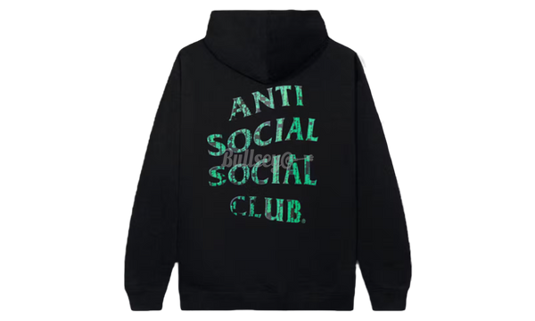 Anti-Social Club "Glitch" Black Hoodie-Bullseye Khaki Sneaker Boutique