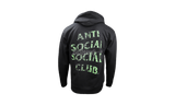 Anti-Social Club "Glitch" Black Hoodie-colour-block flatform lifestyle Sneakers Blu