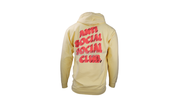 Anti-Social Club "How Deep" Yellow Hoodie-White And Grey Lucy Sneakers