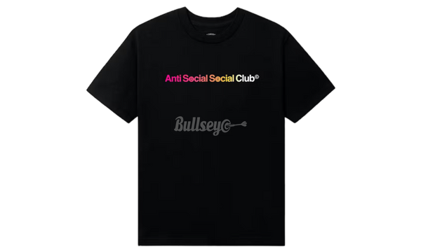 Anti-Social Club "Indoglo" Black T-Shirt-Scarpa da running su strada 4 Uomo Nero