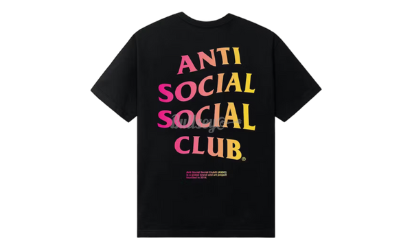 Anti-Social Club "Indoglo" Black T-Shirt-ankle boots steve madden negotiate sm11001674 03001 017 black leather