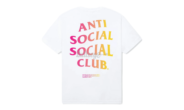 Anti-Social Club "Indoglo" White T-Shirt-womens air jordan 1 rebel chicago white varsity red black