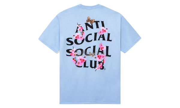 Anti-Social Club "Kkoch" Blue T-Shirt-ankle boots steve madden negotiate sm11001674 03001 017 black leather