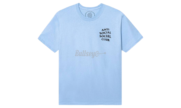 Anti-Social Club Mind Games Blue T-Shirt-kids youth all black sneakers boys nike