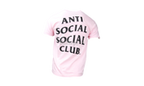 Anti-Social Club Mind Games Pink T-Shirt-DUE TO COVID I WILL BE COMPLETELY DISINFECTING THE SHOE PRIOR TO SHIPMENT