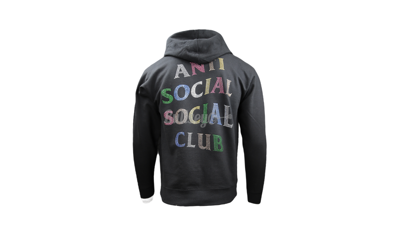Anti-Social Club "NT" Black Hoodie-two-tone leather low-top NESSI
