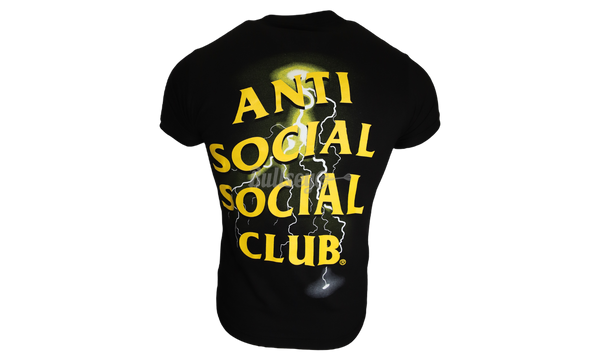 Anti-Social Club "Twista Yellow" Black T-Shirt-Miu Miu tartan-pattern bucket hat