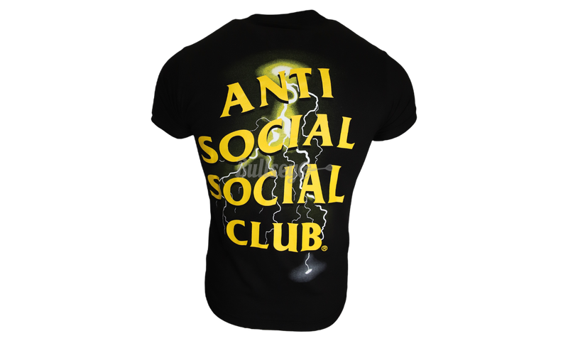 Anti-Social Club "Twista Yellow" Black T-Shirt-Bullseye eng Sneaker Boutique