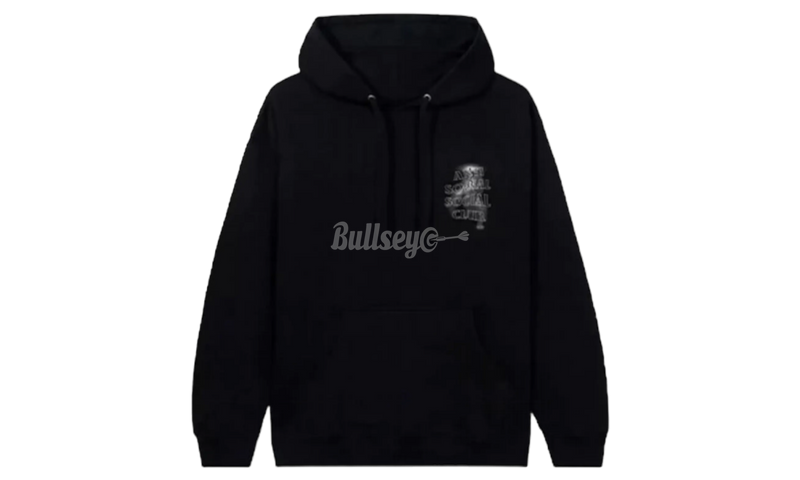 Anti-Social Club "Twisted" Black Hoodie-Bullseye gazelle Sneaker Boutique