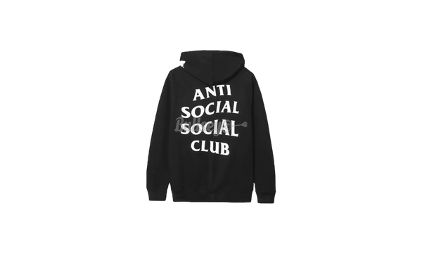 Anti-Social Club "Undefeated Club" Black Hoodie-Sneakers casual fatto da Mesh