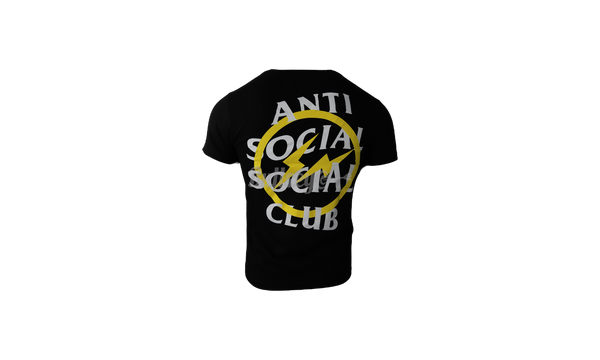 Anti-Social Club X Fragment Yellow Bolt T-Shirt-Bullseye buckle-strap Sneaker Boutique