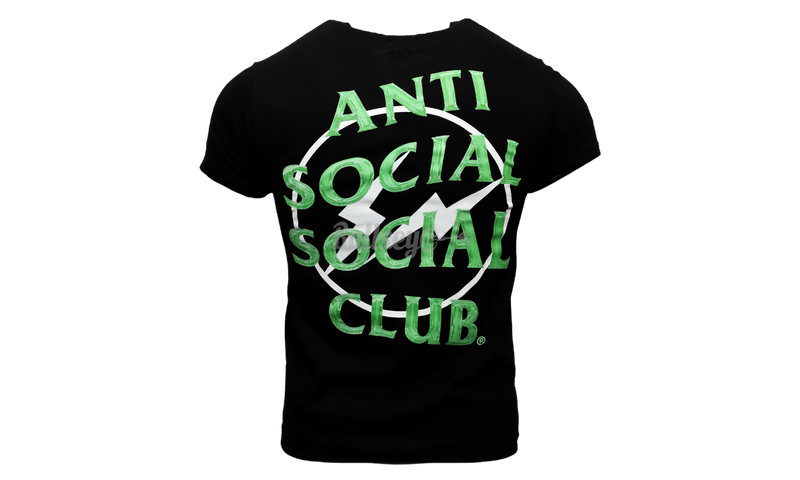 Anti-Social Club x Fragment Precious Petals Black/Green T Shirt-Rope Wedge Sandal T3A2-31055-1167X051 M