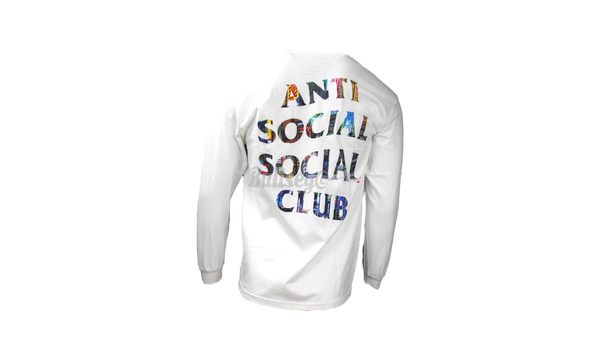Anti-Social Social Club Yakisoba White Longsleeve T-Shirt-baltimores running man attacked on a run