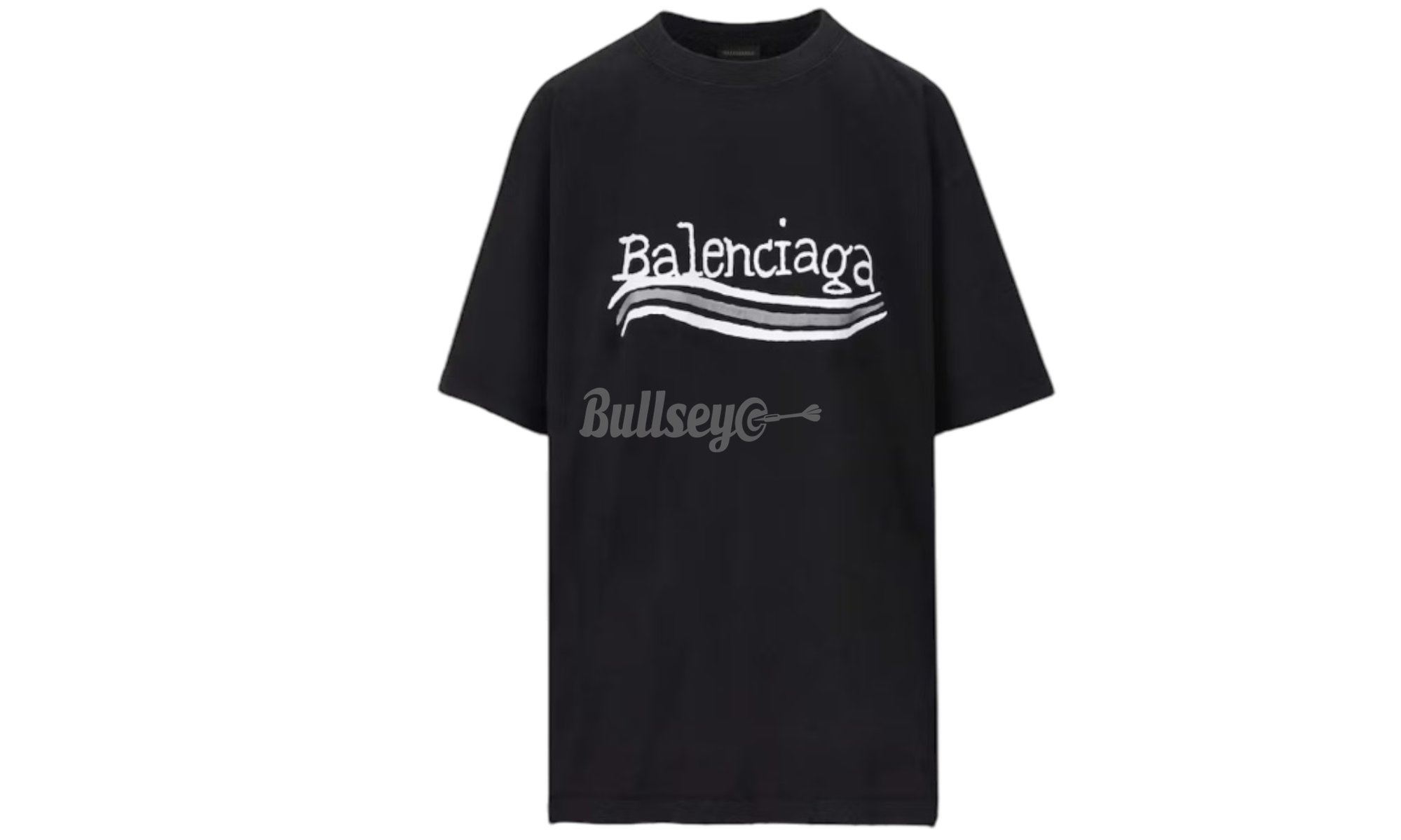 Balenciaga Hand Drawn Political Campaign Campaign Black T-Shirt-Bullseye Sneaker Boutique