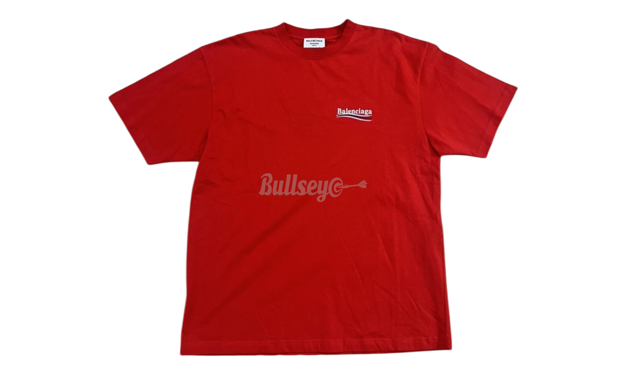 Balenciaga Political Campaign Logo Red T-Shirt-Bullseye Sneaker Boutique