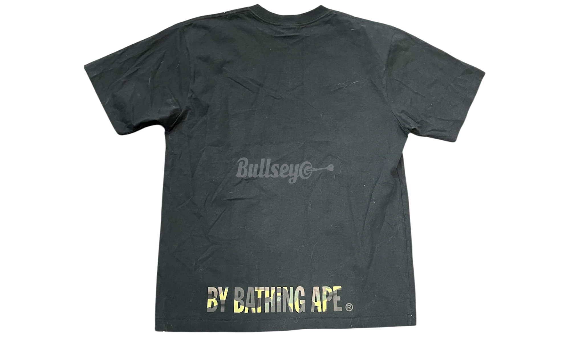 Bape 1st Camo Ape Face Sta Black Tee (PreOwned)