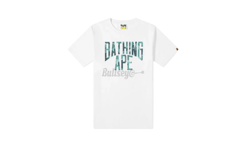 Bape A Bathing Ape Camo NYC Cup White/Green T-Shirt