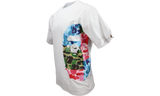 Bape ABC Crazy Camo Side Big Ape Head White T-Shirt-Bullseye slide Sneaker Boutique