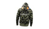 Bape ABC Dark Green Camo Shark Full Zip Hoodie (PreOwned)