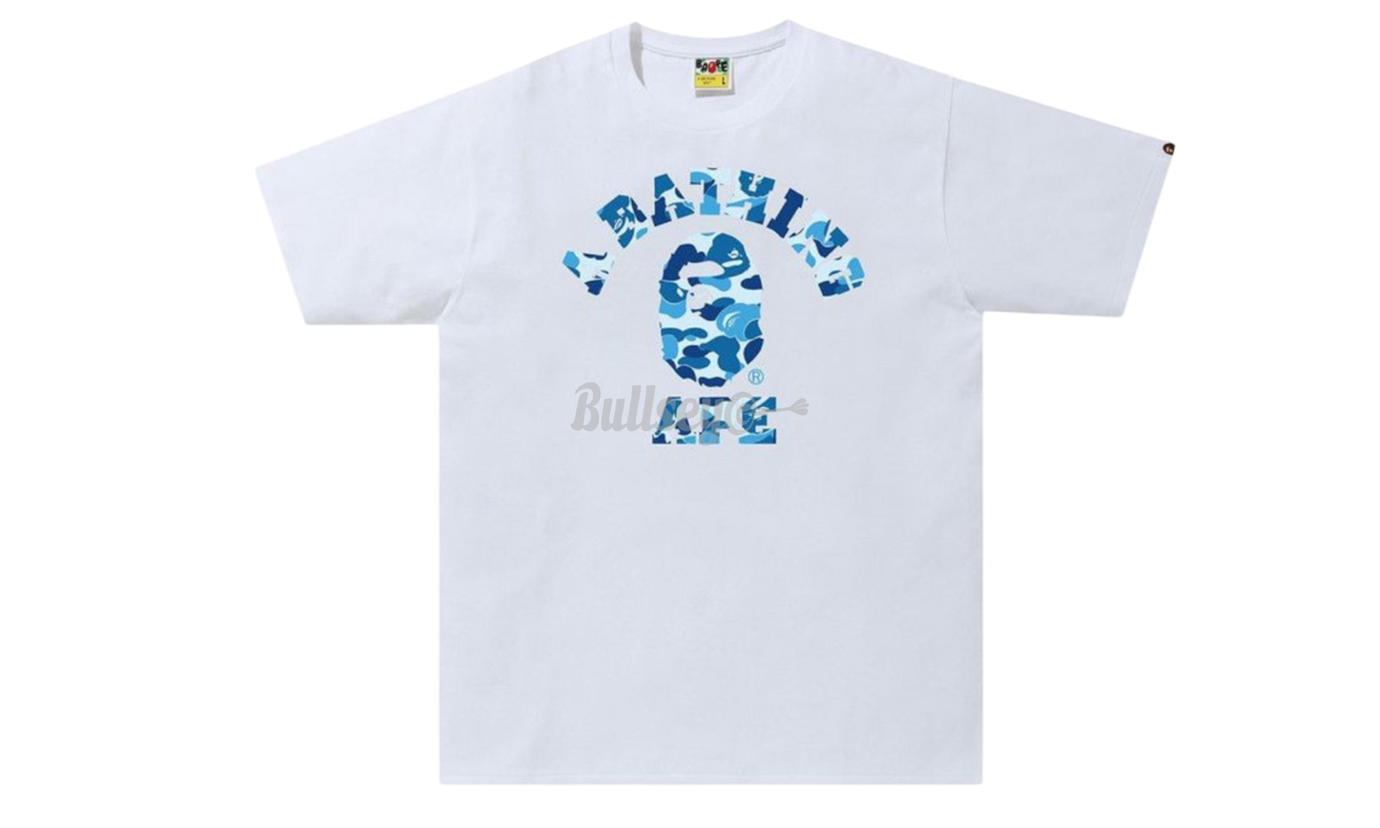 Bape ABC Light Blue Camo College White T-Shirt-Bullseye Sneaker Boutique