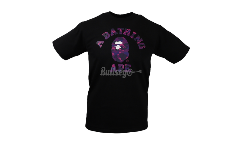 Bape ABC Purple/Black Camo College T-Shirt-Bullseye Sneaker Boutique
