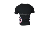 Bape Black Double Shark Purple Waist T-Shirt