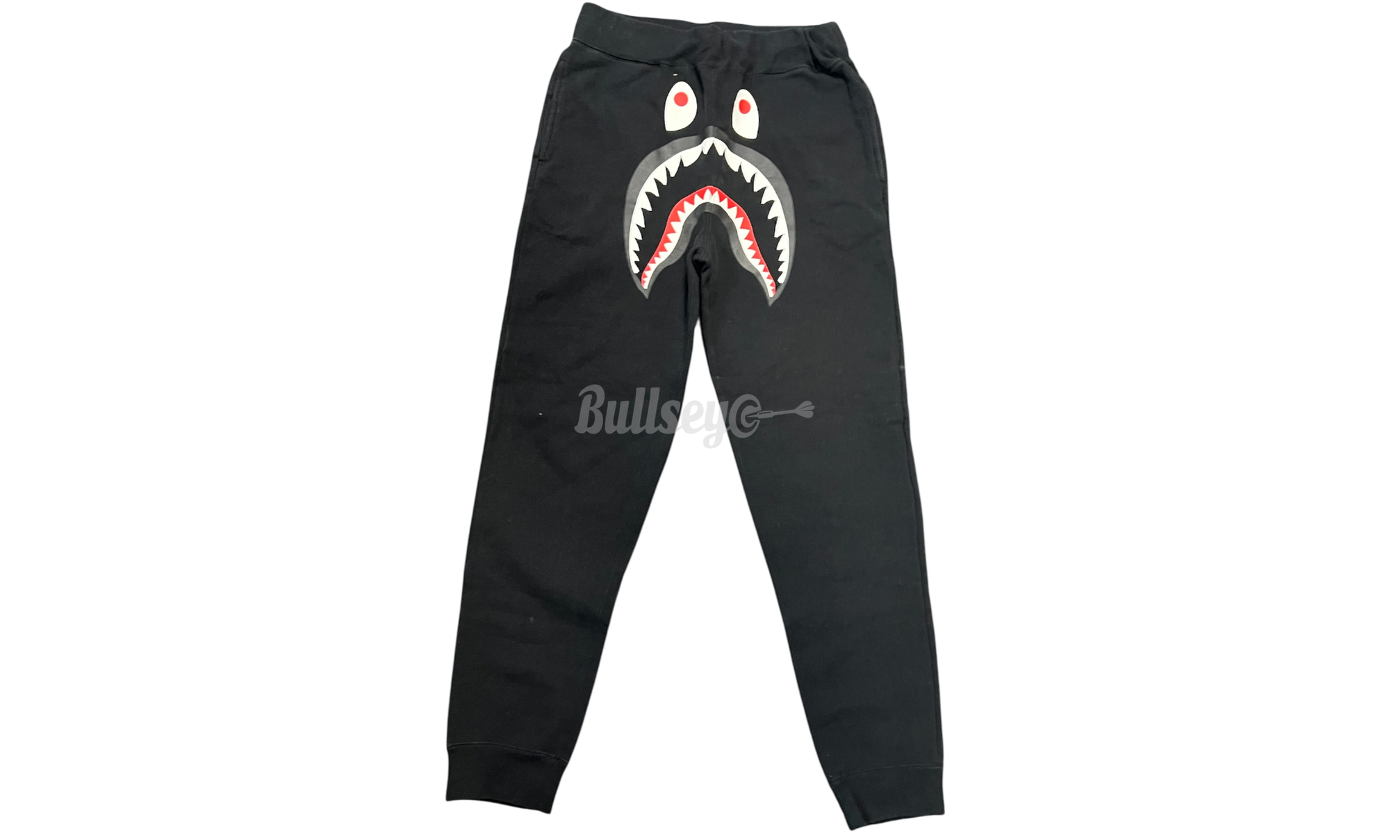 Bape Black Shark SweatPants (PreOwned)-Bullseye Sneaker Boutique