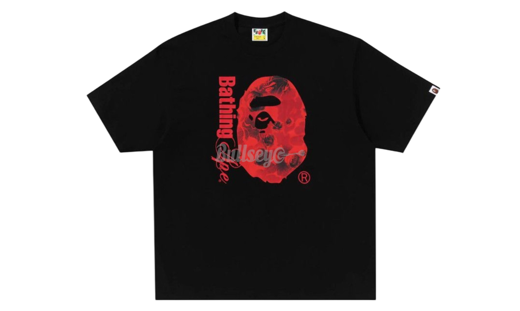 Bape Floral Solid Camo Ape Head Black T-Shirt-Bullseye Sneaker Boutique