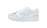 Bapesta 20th Anniversary White Silver Studded (PreOwned)-Bullseye Sneaker Boutique