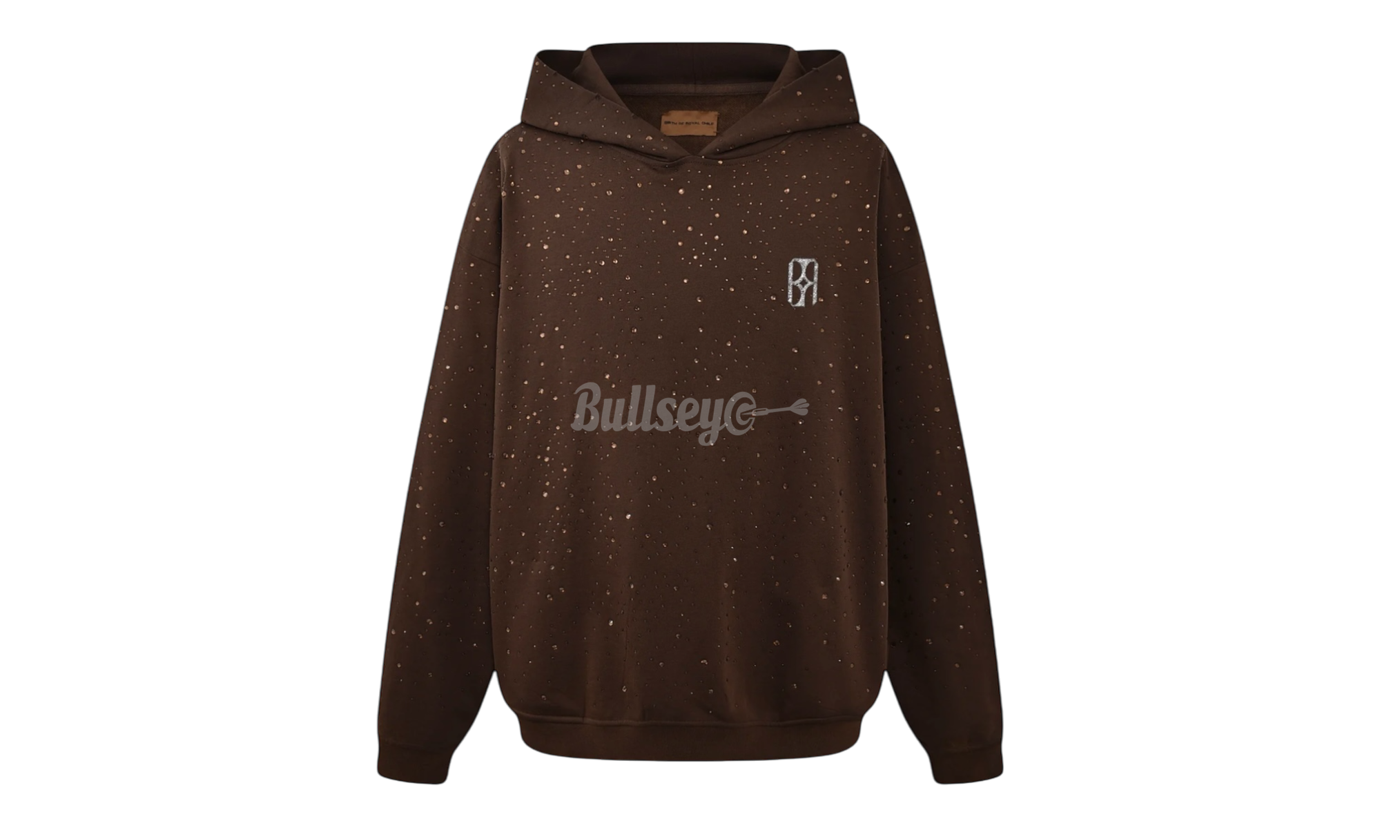 Birth of Royal Child 20K Swarovski Diamond Brown Hoodie-Bullseye Sneaker Boutique