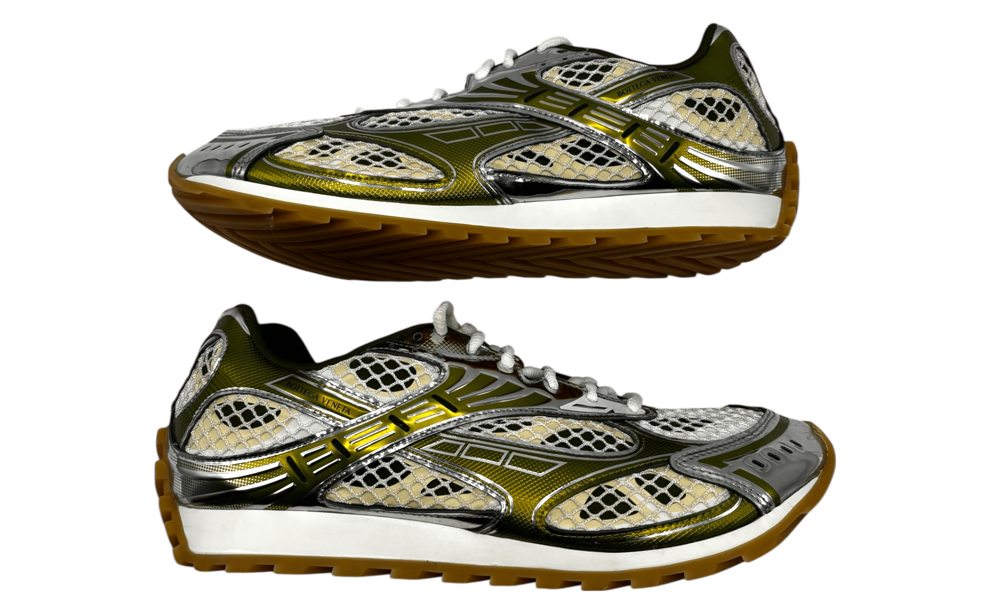 Bottega Venetta "Green Silver Orbit" (PreOwned)