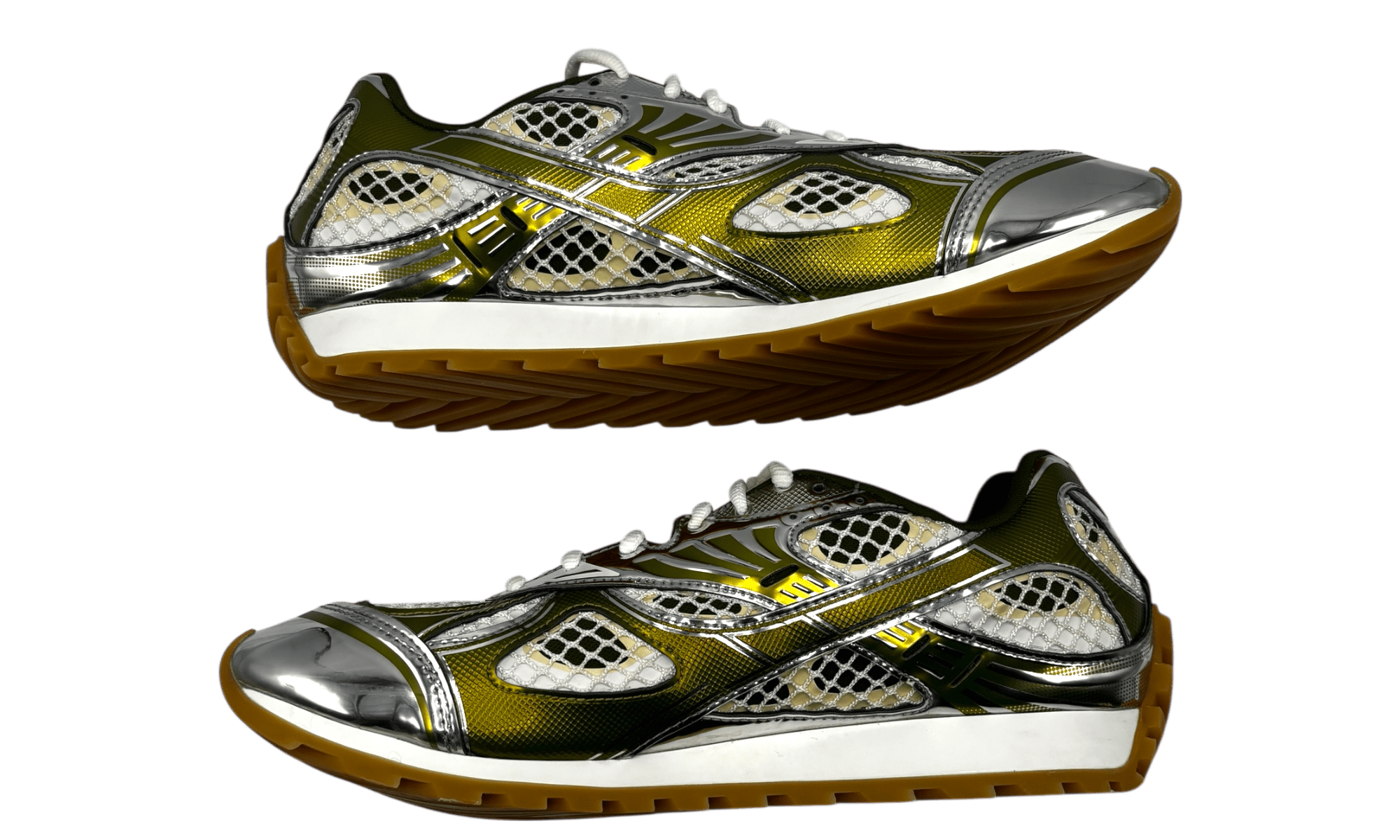 Bottega Venetta "Green Silver Orbit" (PreOwned)