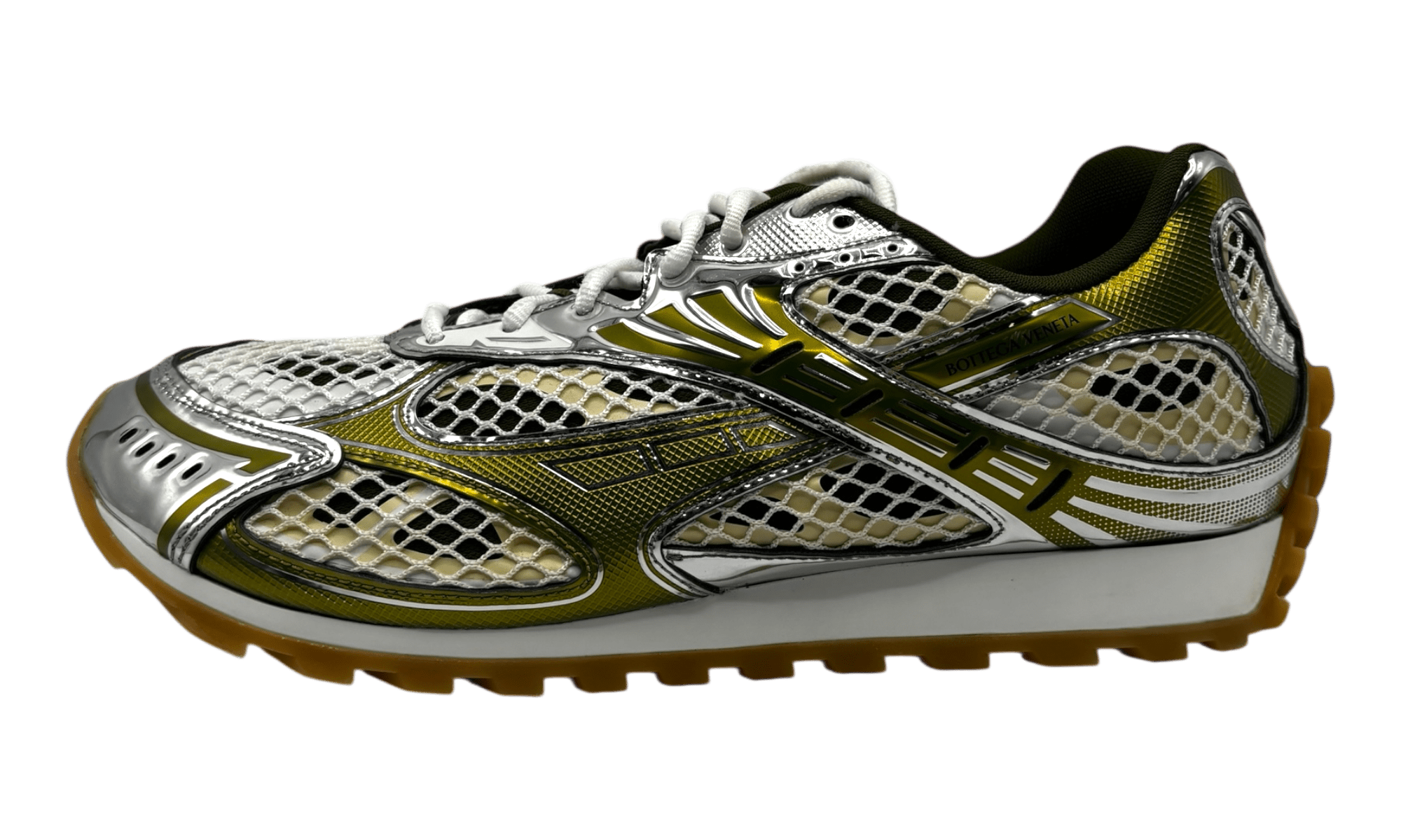 Bottega Venetta "Green Silver Orbit" (PreOwned)-Bullseye Sneaker Boutique