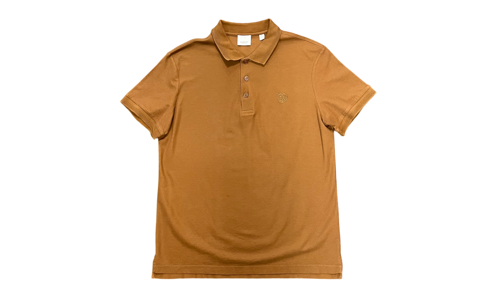 Burberry Cotton Polo Brown T-Shirt (PreOwned)-Bullseye Sneaker Boutique