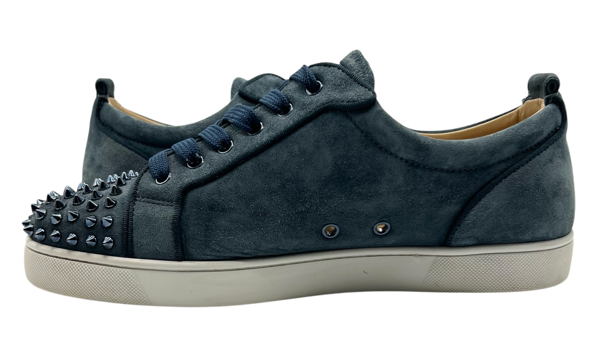 Christian Louboutin Blue Junior Spike Sneakers (PreOwned)