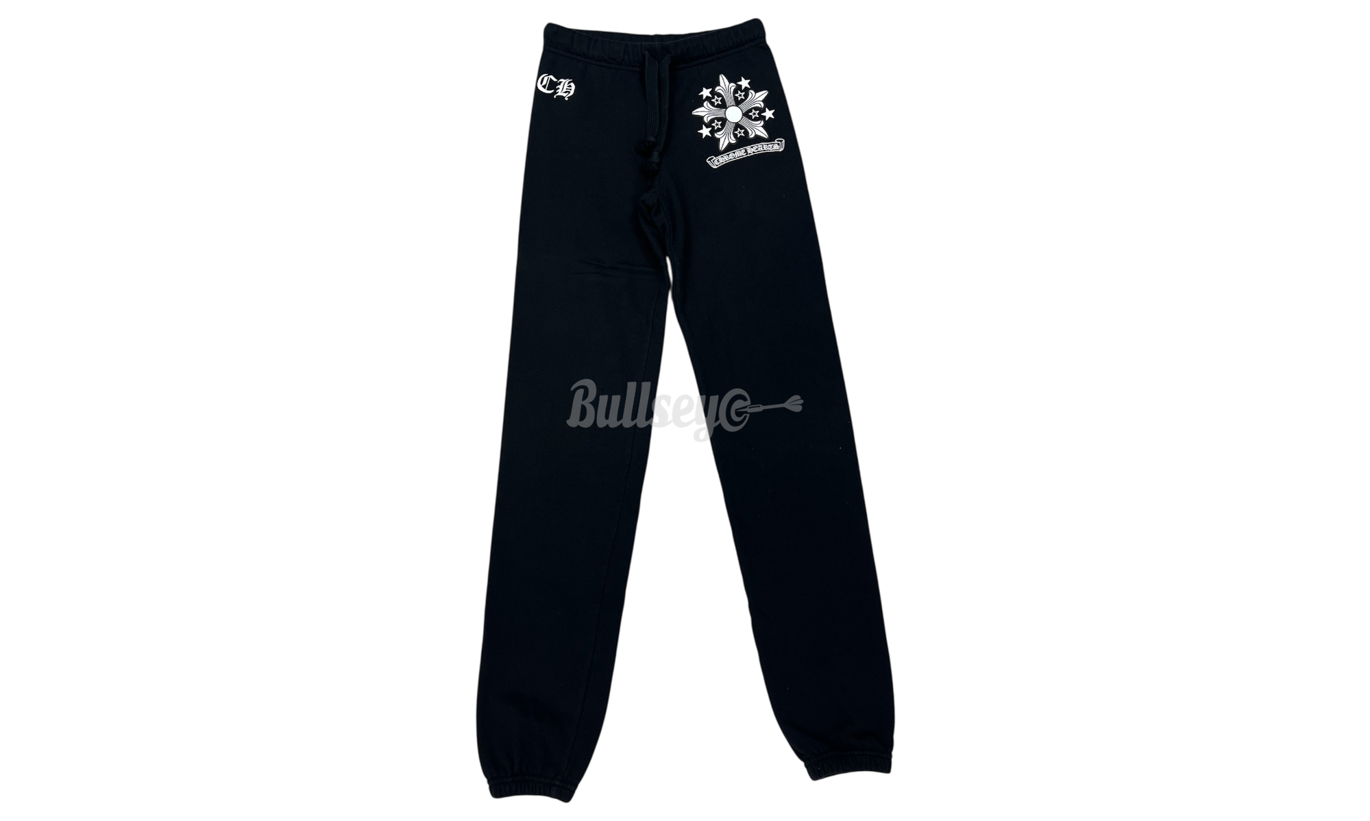 Chrome Hearts 5 Pointed Stars Black Sweatpants (PreOwned)-Bullseye Sneaker Boutique