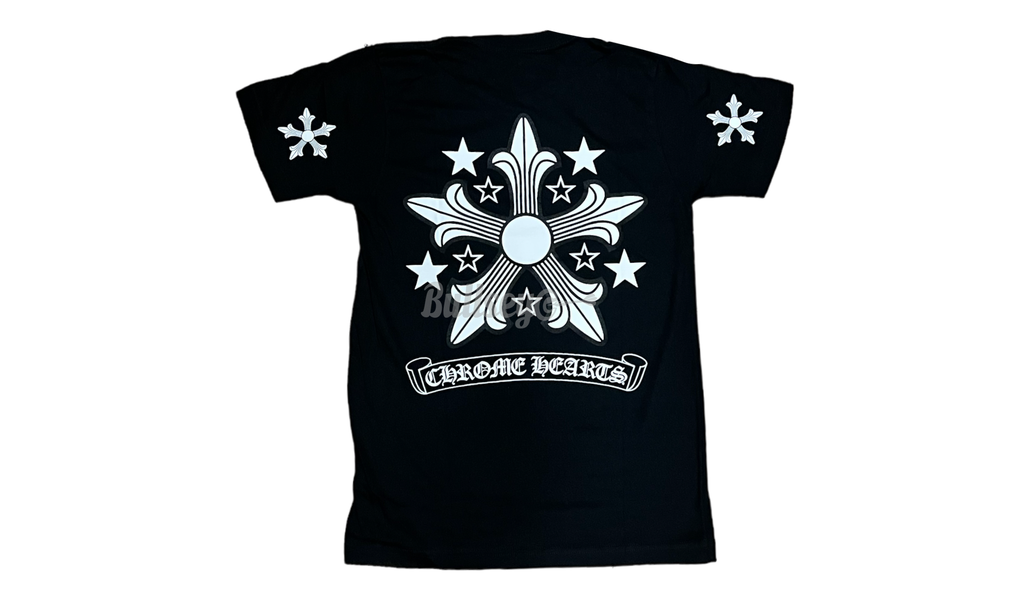 Chrome Hearts 5 Pointed Stars T-Shirt Black-Bullseye Sneaker Boutique