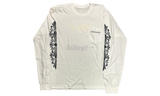 Chrome Hearts Aspen Scroll Logo White Longsleeve T-Shirt