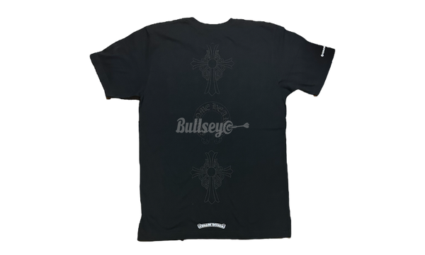 Chrome Hearts Black Cross Horseshoe T-Shirt-Bullseye Sneaker Paw Boutique