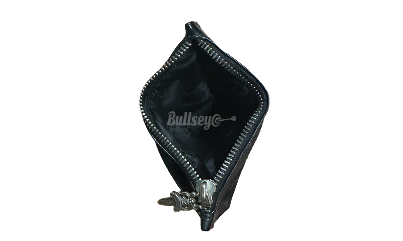 Chrome Hearts Black Leather Patch Wallet