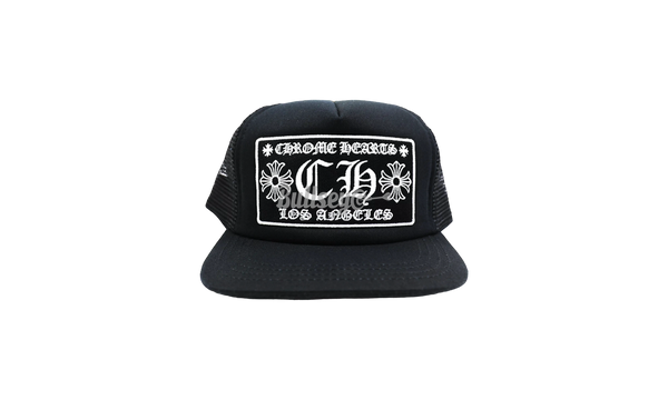 Chrome Hearts Black Los Angeles Trucker Hat-Bullseye Sneaker Boutique